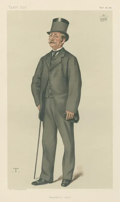 Politicians Vanity Fair Hereditary Whip Viscount Hawarden November 26 1881