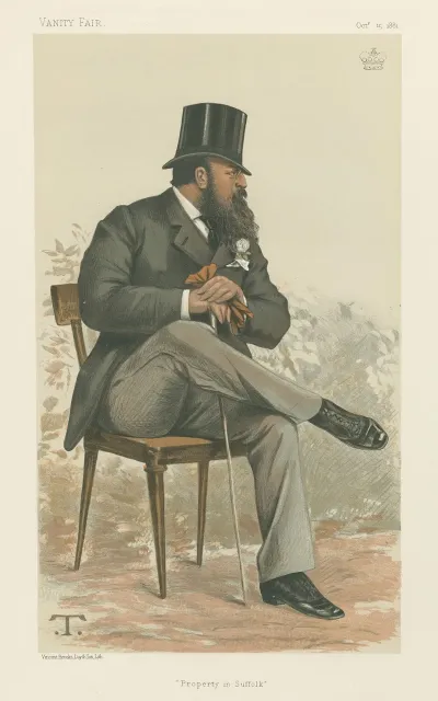 Politicians Vanity Fair Property In Suffolk Lord Rendlesham 6 October 1881