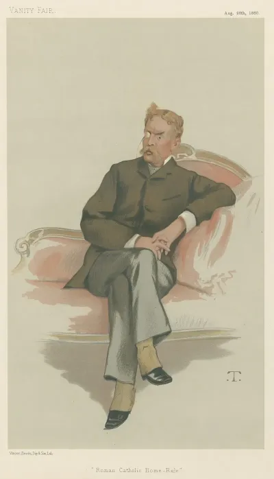 Politicians Vanity Fair Roman Catholic Home Rule Mr Frank Hugh Ocahan Odonnell 28 August 1880