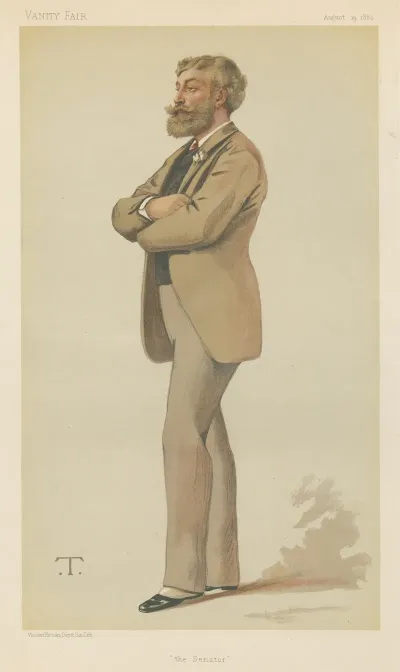 Politicians Vanity Fair The Senator Mr Cyril Flower August 19 1882