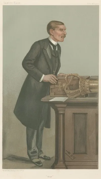 Politicians War William St John Fremantie Brodick The Secretary Of State For War Jul 18 1901