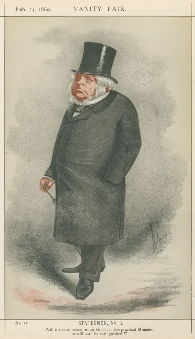 Politicians Will The Sentimental Orator Be Lost In The Practical Minister Or Will Both The Extinguished The Rt Hon John Bright February 13 1869