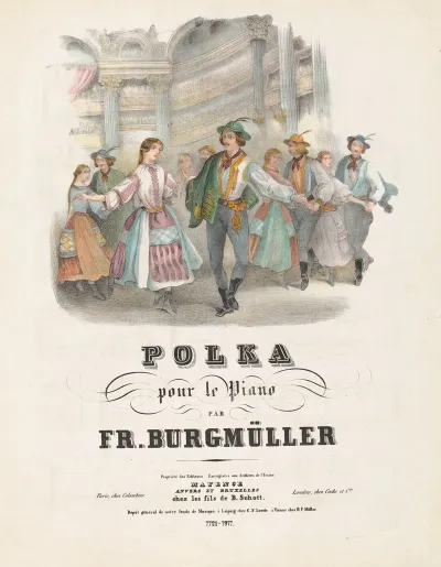 Polka Pour Le Piano Par Frederic Burgmuller