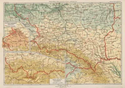Polska ‎ ‎mapa‎ ‎gor‎‎i‎‎rzek ‎ ‎czesc‎ ‎poludniowa