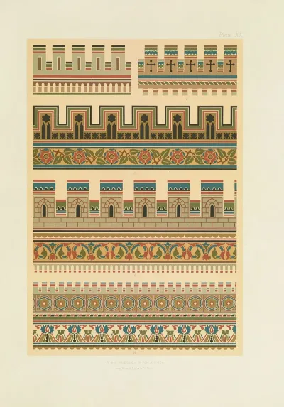 Polychromatic Decoration As Applied To Buildings In The Mediaeval Styles Pl 20