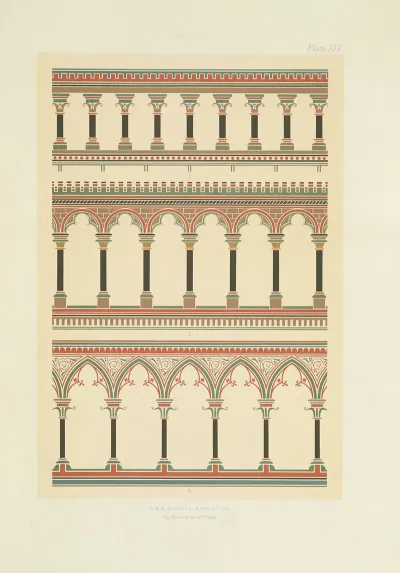Polychromatic Decoration As Applied To Buildings In The Mediaeval Styles Pl 25