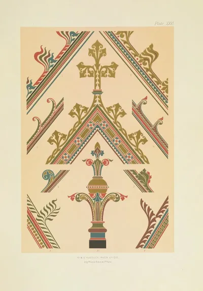 Polychromatic Decoration As Applied To Buildings In The Mediaeval Styles Pl 26