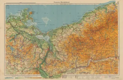 Pommern Ubersichtskarte