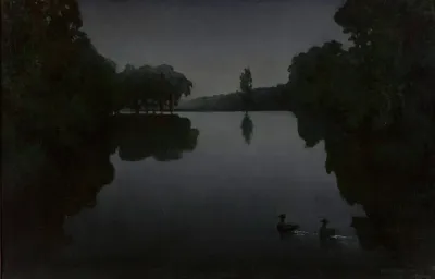 Pond With Ducks