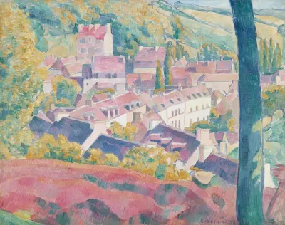 Pont Aven Seen From The Bois Damour