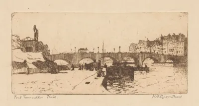 Pont De La Tournelle In Parijs