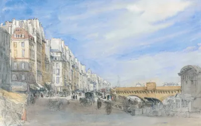 Pont Neuf From The Quai De Lecole Paris
