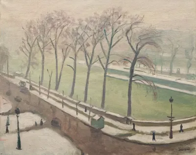 Pont Neuf Sous La Neige