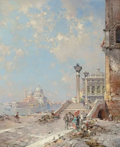 Ponte Di Paglia Riva Schiavoni Venice
