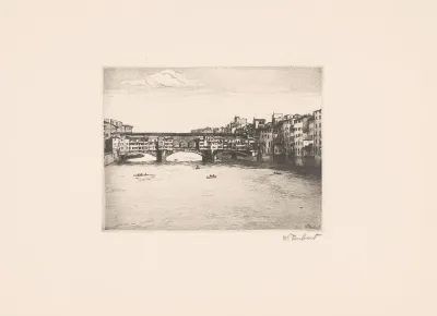 Ponte Vecchio Over The Arno