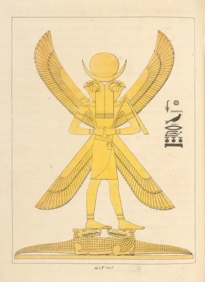 Pooh Ou Piioh Khonsu Hieracocephale Le Dieu Lune A Tete Depervier