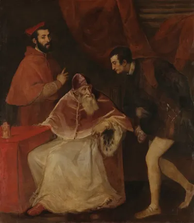 Pope Paul Iii And His Grandsons