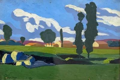 Poplar Landscape