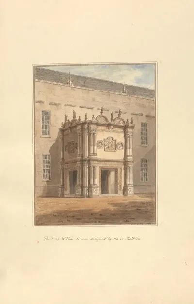 Porch At Wilton House Designed By Hans Holbein