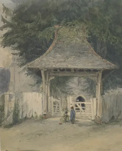 Porch Peckenham Church Kent