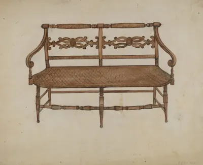 Porch Settee One Of A Pair