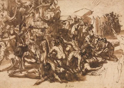 Poros Assailed By The Macedonian Army Recto