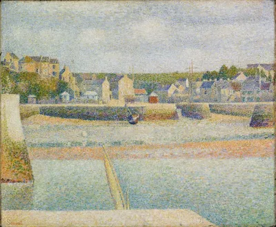 Port En Bessin The Outer Harbor Low Tide