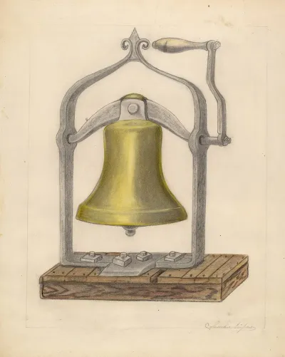 Portable Brass Hand Bell