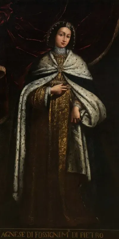 Portait Of Agnese Wife Of Pietro Ii