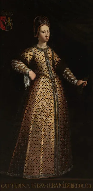 Portait Of Caterina Of Bavieraberoldos Wife