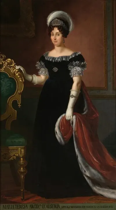Portait Of Maria Theresa Of Austria Este