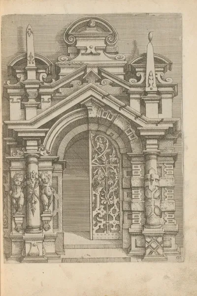 Portal With Various Ornaments