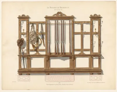 Porte Chapeaux Et Porte Fusils