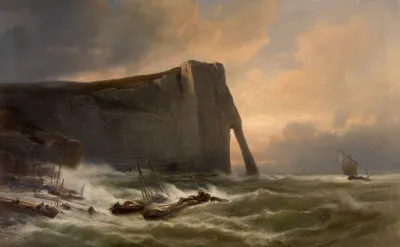 Porte D Aval In Etretat