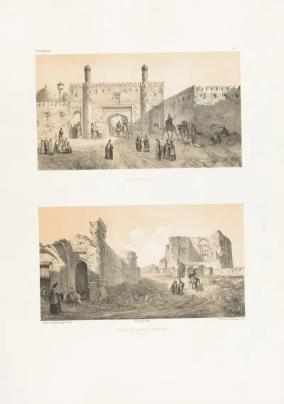 Porte De Ville Restes Du Palais De Zobeiden Tabriz