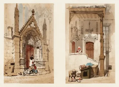 Porte Rouge Notre Dame Paris Et Rue Des Marmousets Paris