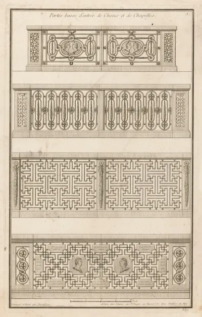 Portes Basse Dentree De Choeur Et De Chapelles