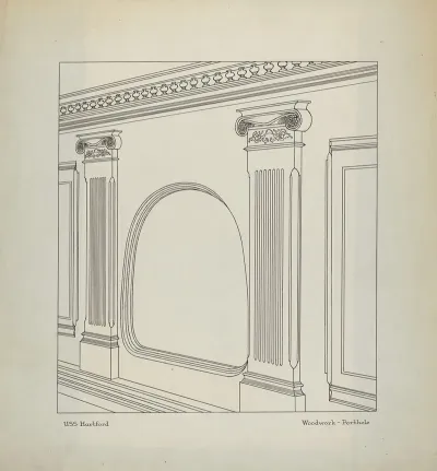 Porthole And Woodwork Detail