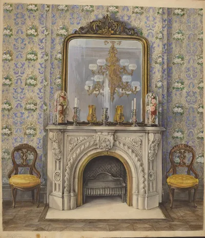 Portion Of A Drawing Room