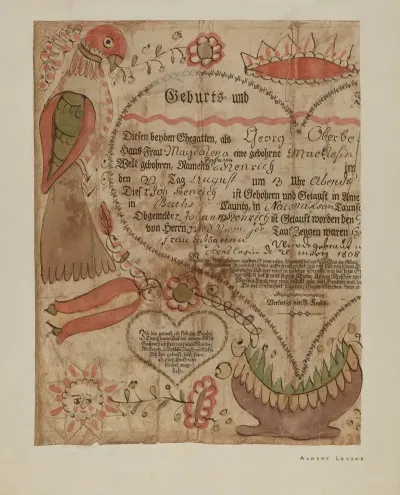 Portion Of Birth Certificate