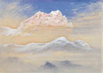 Portion Of The Chain Of The Terglon Alps As Seen From Near Rudmannsdorf Italy