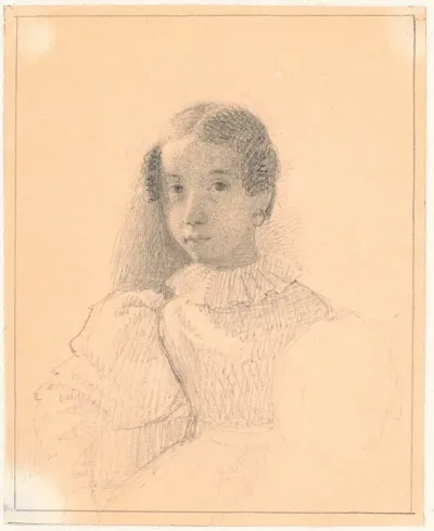 Portraet Af Adelaide Emilie Waagepetersen