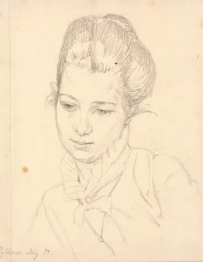 Portraet Af Frk Raffenberg