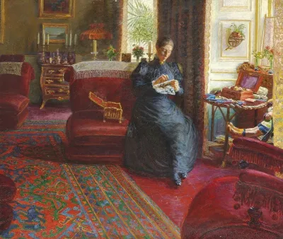Portraet Af Fru Knudtzon