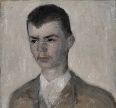 Portraet Af Kunstnerens Bror Svend Hammershoi