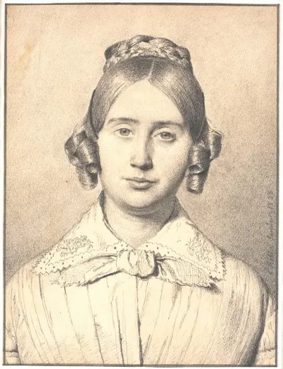 Portraet Af Kunstnerens Hustru Susanne Cecilie Fodt Kobke