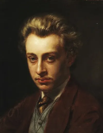 Portraet Af Maleren Frans Schwartz