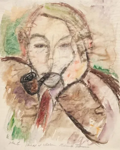 Portraet Af Maleren Helmuth Thomsen