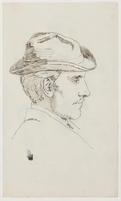 Portraet Af Maleren Peter Ilsted