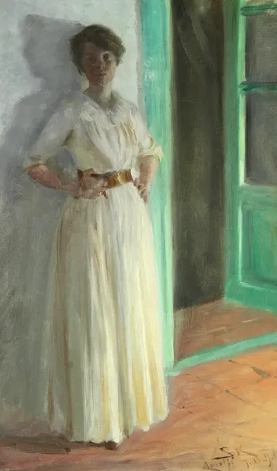 Portraet Af Marie Kroyer